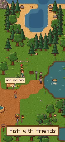 The trailer: friends fishing by the pond and off the pier